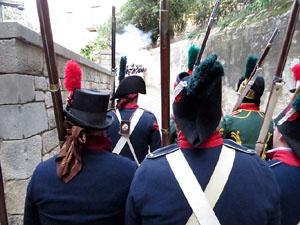 XII Festa Reviu els Setges Napole&ograve;nics de Girona. Combats al carrer del bisbe Carta&ntilde;&aacute;