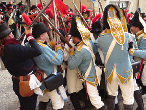 XII Festa Reviu els Setges Napoleònics de Girona. Combats a la plaça dels Apòstols