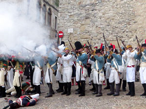 XII Festa Reviu els Setges Napole&ograve;nics de Girona. Atac a la pla&ccedil;a de Sant Dom&egrave;nec