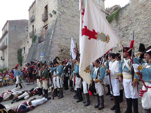 XII Festa Reviu els Setges Napole&ograve;nics de Girona. Atac a la pla&ccedil;a de Sant Dom&egrave;nec