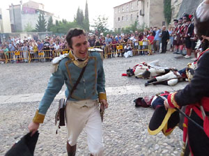 XII Festa Reviu els Setges Napole&ograve;nics de Girona. Atac a la pla&ccedil;a de Sant Dom&egrave;nec