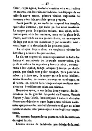 Inundaciones de Gerona. Julián de Chía. 1861