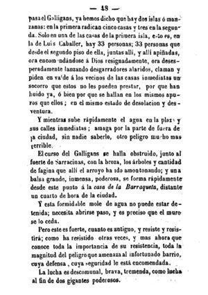 Inundaciones de Gerona. Julián de Chía. 1861