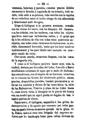 Inundaciones de Gerona. Julián de Chía. 1861