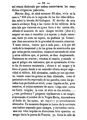 Inundaciones de Gerona. Julián de Chía. 1861