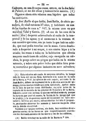 Inundaciones de Gerona. Julián de Chía. 1861