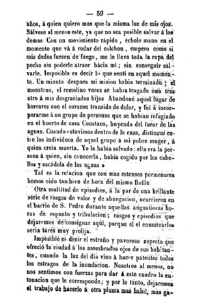 Inundaciones de Gerona. Julián de Chía. 1861