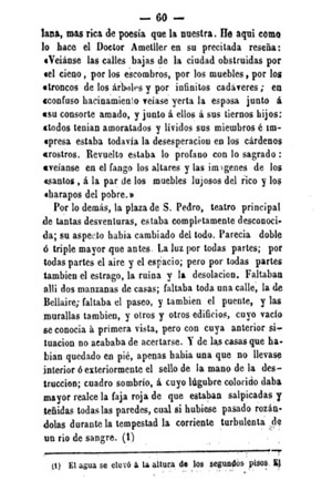 Inundaciones de Gerona. Julián de Chía. 1861