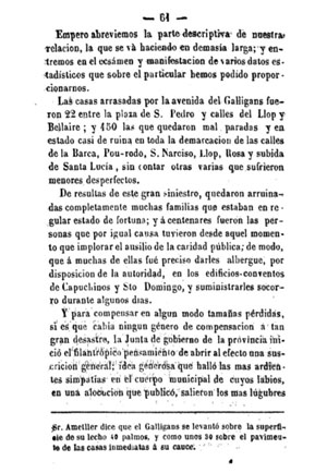 Inundaciones de Gerona. Julián de Chía. 1861