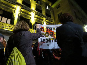 Concentració a la plaça del Vi per la independència i la llibertat dels presos polítics
