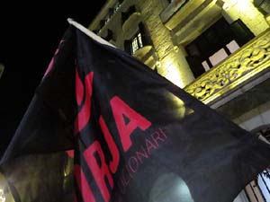 Concentració a la plaça del Vi per la independència i la llibertat dels presos polítics