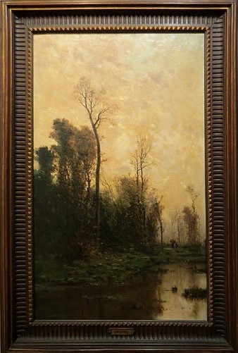 El bosc. Modest Urgell. Ca. 1886. Oli sobre tela