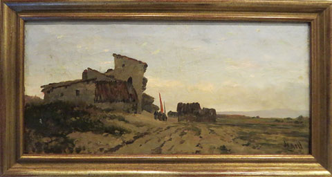 Processó. Modest Urgell. Ca. 1880. Oli sobre tela