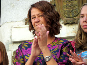 Fires 2019. La Diada Castellera a la plaça del Vi, amb els Marrecs de Salt, els Capgrossos de Mataró i els Minyons de Terrassa