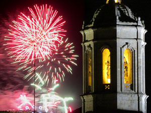 Fires 2019. El castell de focs de cloenda de Fires de Sant Narc&iacute;s