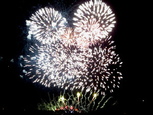 Fires 2019. El castell de focs de cloenda de Fires de Sant Narc&iacute;s