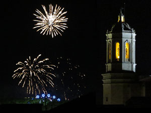 Fires 2019. El castell de focs de cloenda de Fires de Sant Narc&iacute;s