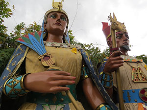 Fires 2019. 38a. Trobada de Gegants de Fires de Sant Narc&iacute;s al Parc del Migdia