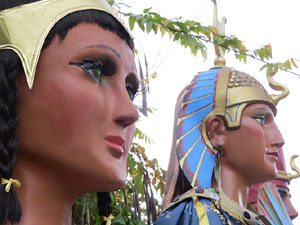 Fires 2019. 38a. Trobada de Gegants de Fires de Sant Narc&iacute;s al Parc del Migdia