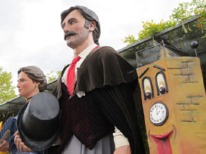 Fires 2019. 38a. Trobada de Gegants de Fires de Sant Narc&iacute;s al Parc del Migdia