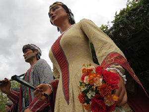 Fires 2019. 38a. Trobada de Gegants de Fires de Sant Narc&iacute;s al Parc del Migdia