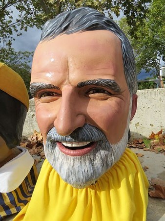 El capgros dedicat a Jordi Cuixart