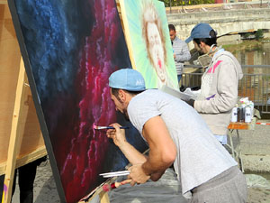 Fires 2019. Concurs d'Art Urb&agrave; 'Llu&iuml;ment' a la pla&ccedil;a Catalunya