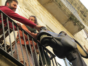 Fires 2019. Passejada de Fires de la Mula Baba i representació de titelles