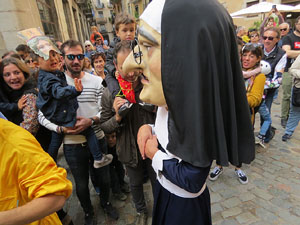 Fires 2019. Passejada amb els capgrossos de la ciutat i Fal&middot;lera Gironina