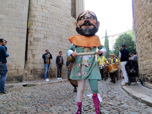 Fires 2019. Passejada amb els capgrossos de la ciutat i Fal&middot;lera Gironina