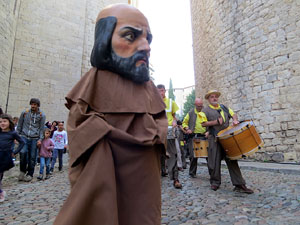 Fires 2019. Passejada amb els capgrossos de la ciutat i Fal&middot;lera Gironina