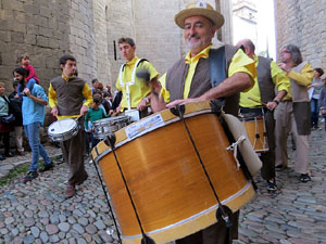 Fires 2019. Passejada amb els capgrossos de la ciutat i Fal&middot;lera Gironina