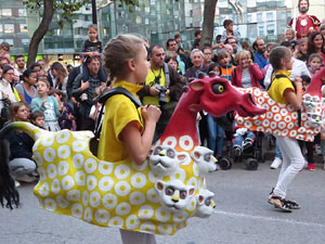 Fires 2019. Preg&oacute; de Fires. Les cercaviles de gegants i capgrossos fins la pla&ccedil;a del Vi