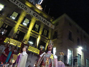 Fires 2019. Pregó de Fires. Balls de l'Àliga, els capgrossos i els gegants de la ciutat