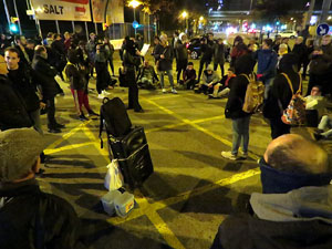 Manifestaci&oacute; i acci&oacute; del Tsunami democr&agrave;tic