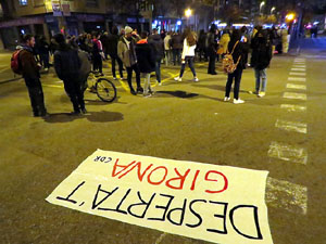Manifestaci&oacute; i acci&oacute; del Tsunami democr&agrave;tic