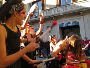 Nadal 2019. La percussi&oacute; de Bloc Quilombo per la Marat&oacute; de TV3