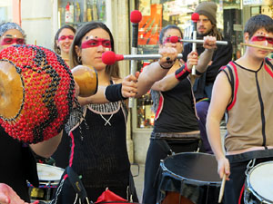 Nadal 2019. La percussi&oacute; de Bloc Quilombo per la Marat&oacute; de TV3