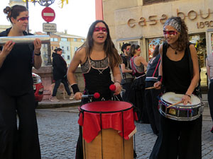 Nadal 2019. La percussi&oacute; de Bloc Quilombo per la Marat&oacute; de TV3