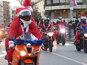 Nadal 2019. Papanoelada motera pels carrers de la ciutat