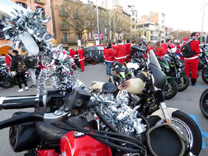 Nadal 2019. Papanoelada motera pels carrers de la ciutat