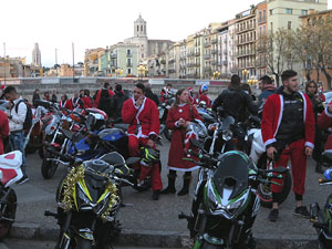 Nadal 2019. Papanoelada motera pels carrers de la ciutat