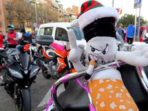 Nadal 2019. Papanoelada motera pels carrers de la ciutat