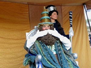 La Cavalcada de Reis 2020. El campament reial als Jardins de la Muralla