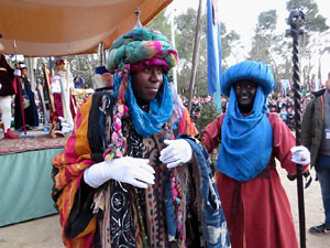 La Cavalcada de Reis 2020. El campament reial als Jardins de la Muralla