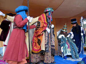 La Cavalcada de Reis 2020. El campament reial als Jardins de la Muralla