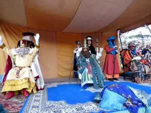 La Cavalcada de Reis 2020. El campament reial als Jardins de la Muralla