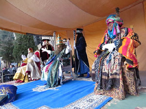 La Cavalcada de Reis 2020. El campament reial als Jardins de la Muralla