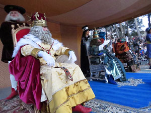 La Cavalcada de Reis 2020. El campament reial als Jardins de la Muralla