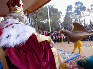 La Cavalcada de Reis 2020. El campament reial als Jardins de la Muralla